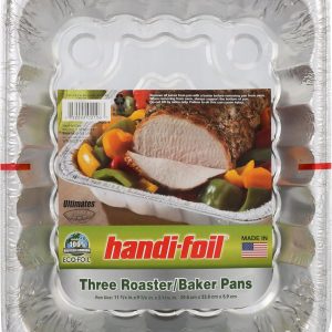 HANDI FOIL Pan Ultra Roaster Baker, 3 CT